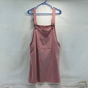 Women’s pink corduroy SHEIN western overall dress XL